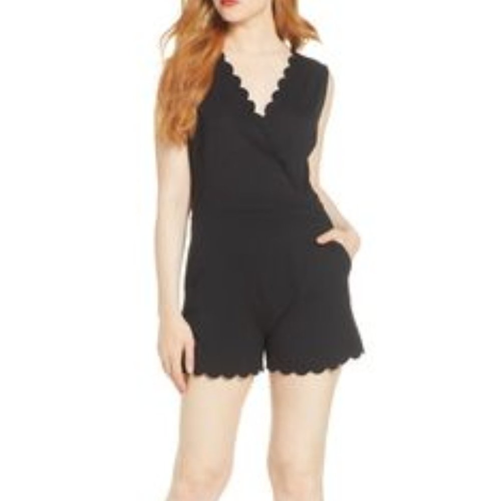 She & Sky lined romper